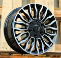 MERCEDES 7x16 6x130 ET50 84,1 B2419 Noir poli