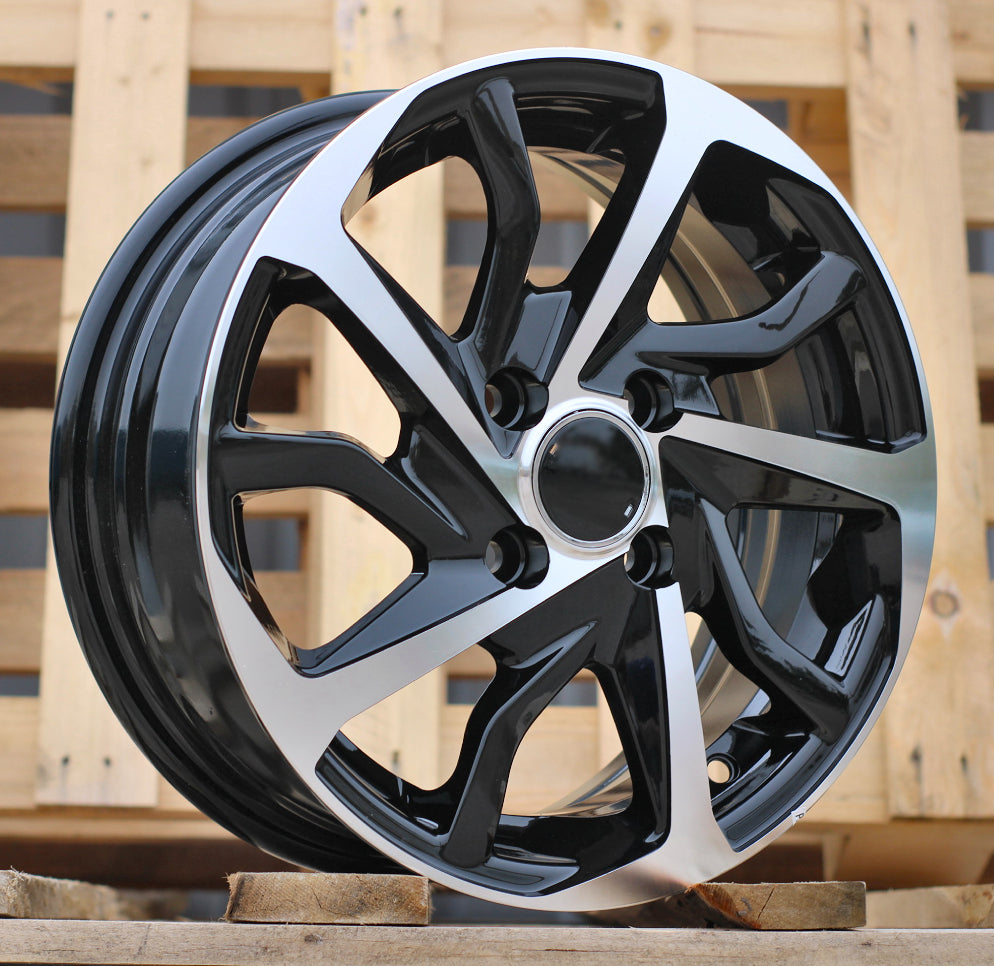TOYOTA 5,5x14 4x100 ET43 54,1 B2477 Noir poli