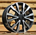 MERCEDES 6,5x16 6x130 ET54 84,1 B3025 Noir poli