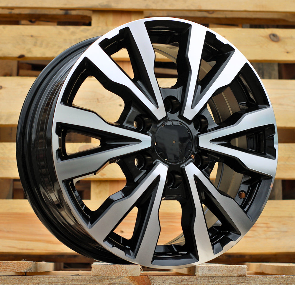 MERCEDES 6,5x16 6x130 ET54 84,1 B3025 Noir poli