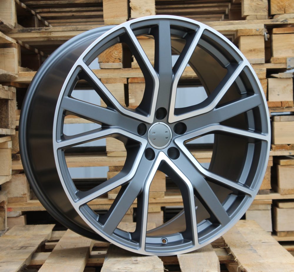 AUDI 10x22 5x112 ET21 66,6 B5131 Gris poli semi-mat
