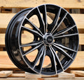 6x14 4x100 ET38 60,1 B5199 Noir poli