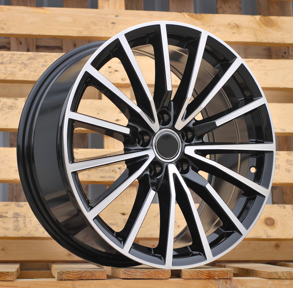 AUDI 7,5x17 5x112 ET42 66,6 B5246 Noir poli