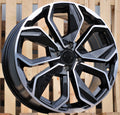 RENAULT 6,5x15 4x100 ET38 60,1 B5296 Noir poli