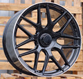 MERCEDES 10x23 5x130 ET33 84,1 B5318 Noir bord poli