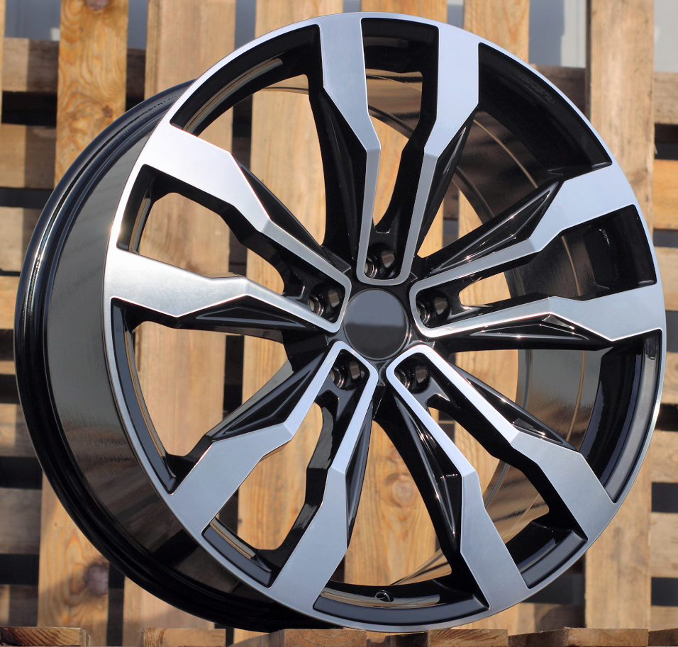 VW 9x20 5x112 ET33 66,6 B5333 Noir poli