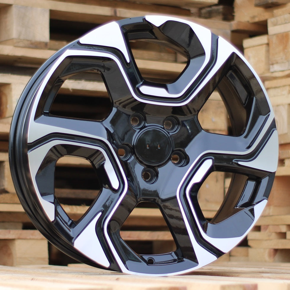 HONDA 7x18 5x114,3 ET45 64,1 B5389 Noir poli