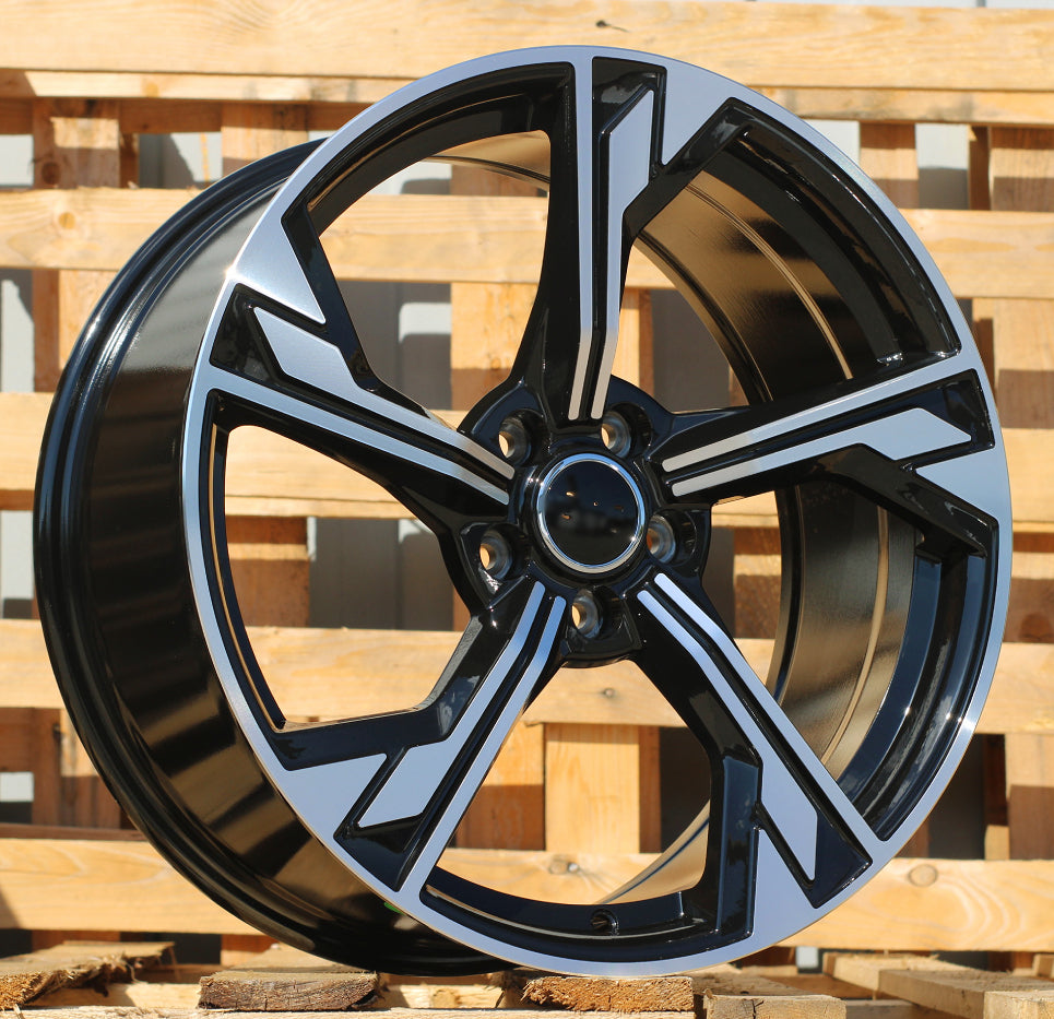 AUDI 7,5x17 5x112 ET40 66,6 B5419 Noir poli