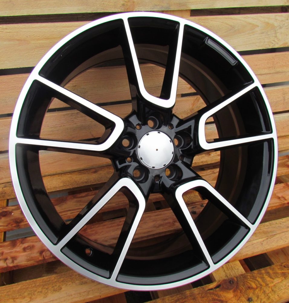 MERCEDES 8,5x19 5x112 ET52 66,6 B5462 Noir poli