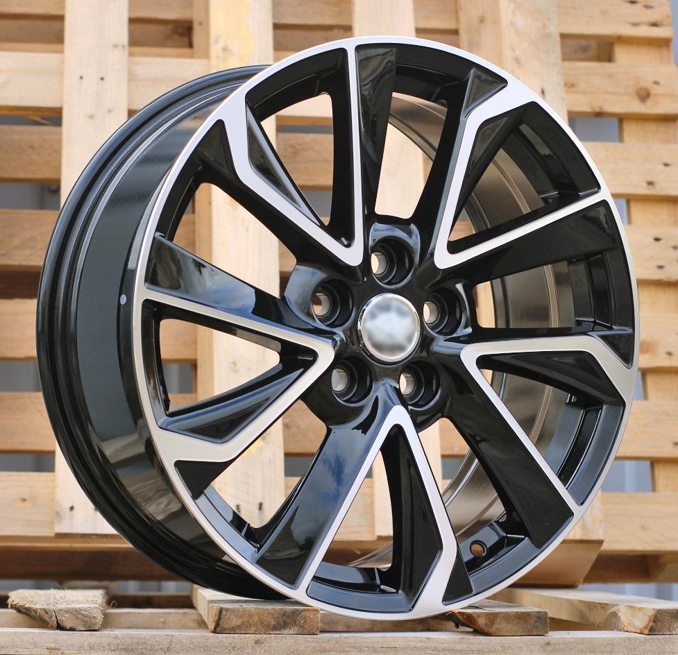 TOYOTA 7,5x17 5x100 ET40 54,1 B5463 Noir poli