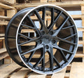 PORSCHE 9,5x21 5x130 ET61 71,6 B5541 Noir bord poli