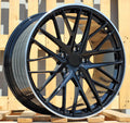 PORSCHE 9,5x21 5x130 ET71 71,6 B5541 Noir bord poli