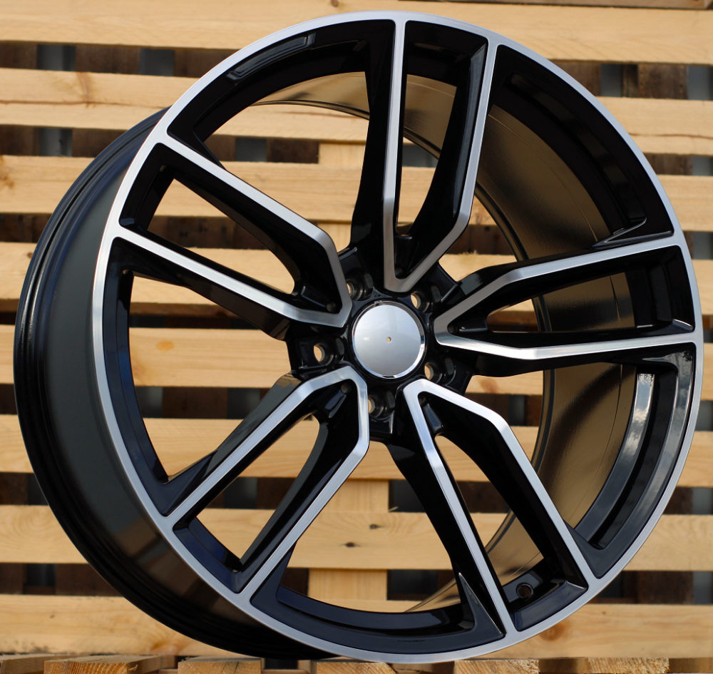 MERCEDES 11x21 5x112 ET49 66,6 B5610 Noir poli