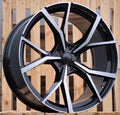 VW 8x18 5x112 ET50 57,1 B5801 Noir poli