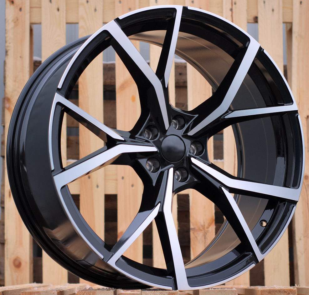 VW 8x18 5x112 ET50 57,1 B5801 Noir poli