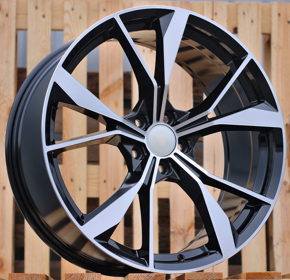 VW 8x18 5x112 ET41 57,1 B5808 Noir poli