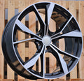 VW 8x19 5x112 ET41 57,1 B5808 Noir poli