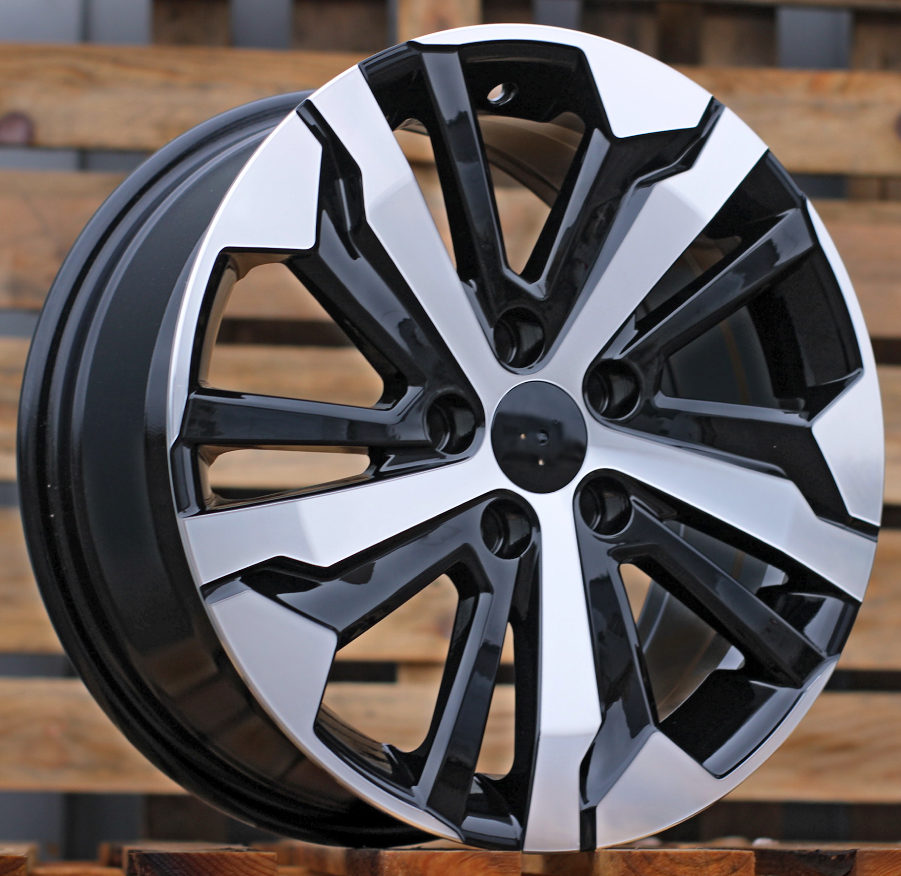 PEUGEOT 7x17 5x108 ET42 65,1 B5837 Noir poli