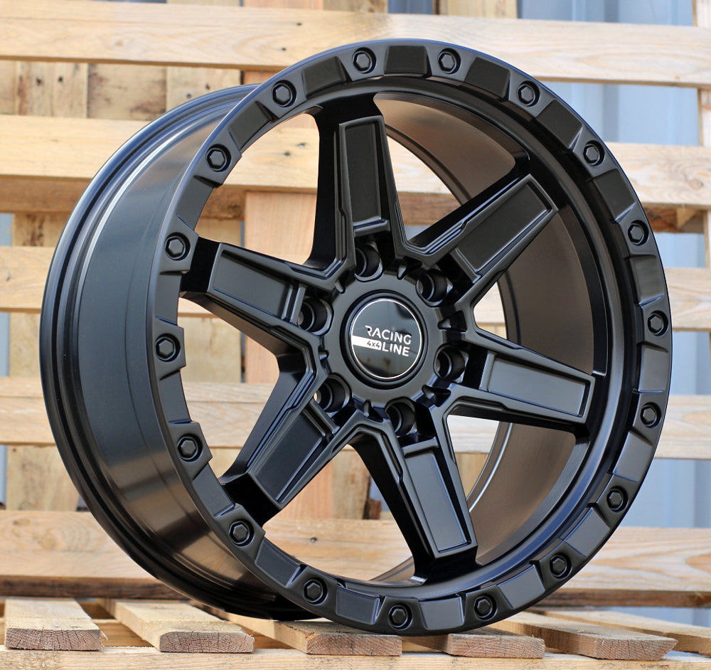 9x18 6x139,7 ET10 110,1 B5840 Noir semi-mat
