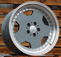 MERCEDES 8x18 5x112 ET35 66,6 B5852 Graphite bord poli