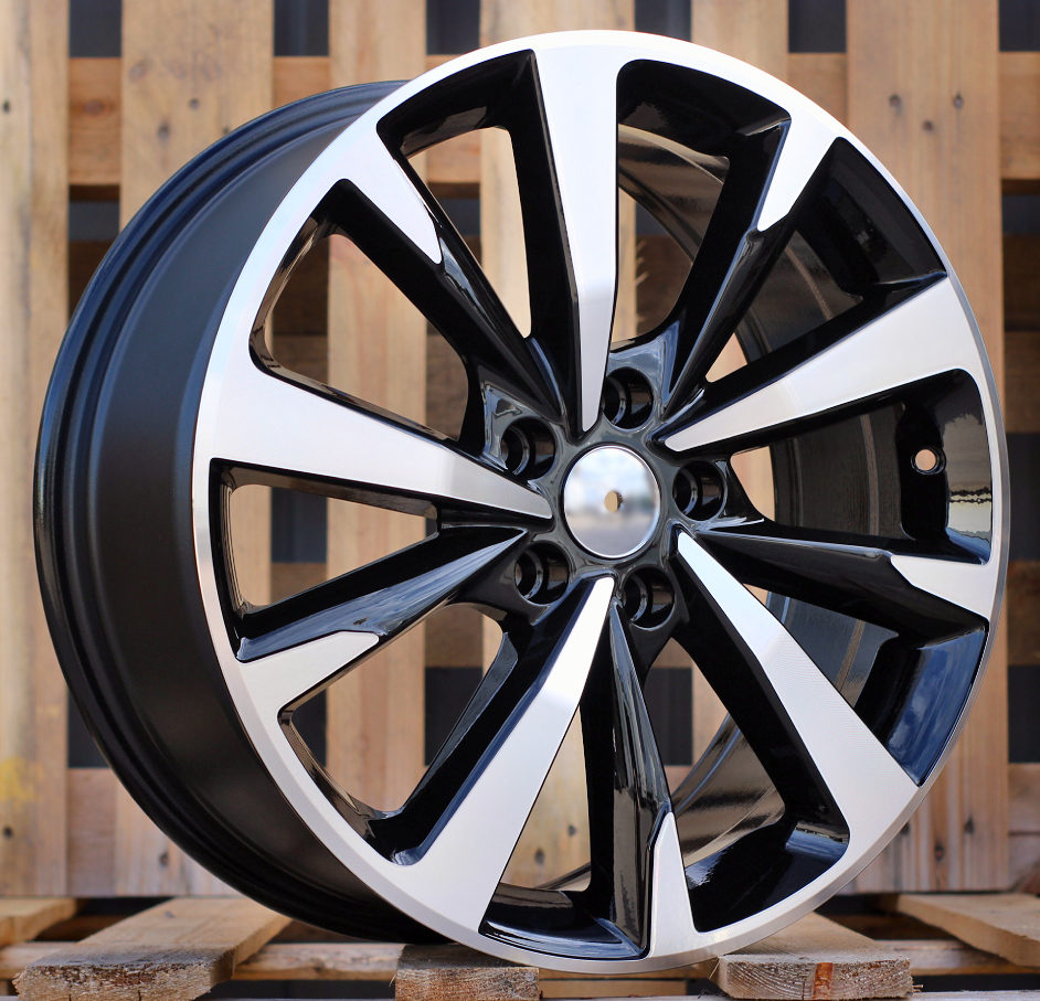SEAT 7,5x18 5x112 ET46 57,1 B5869 Noir poli