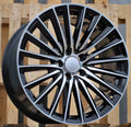 MERCEDES 9x19 5x112 ET45 66,6 B5909 Noir poli