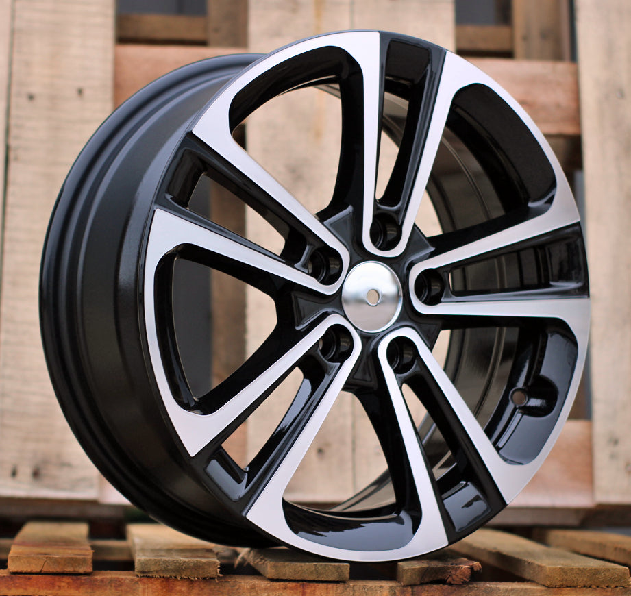 CITROËN 6,5x16 5x108 ET47 65,1 B5959 Noir poli