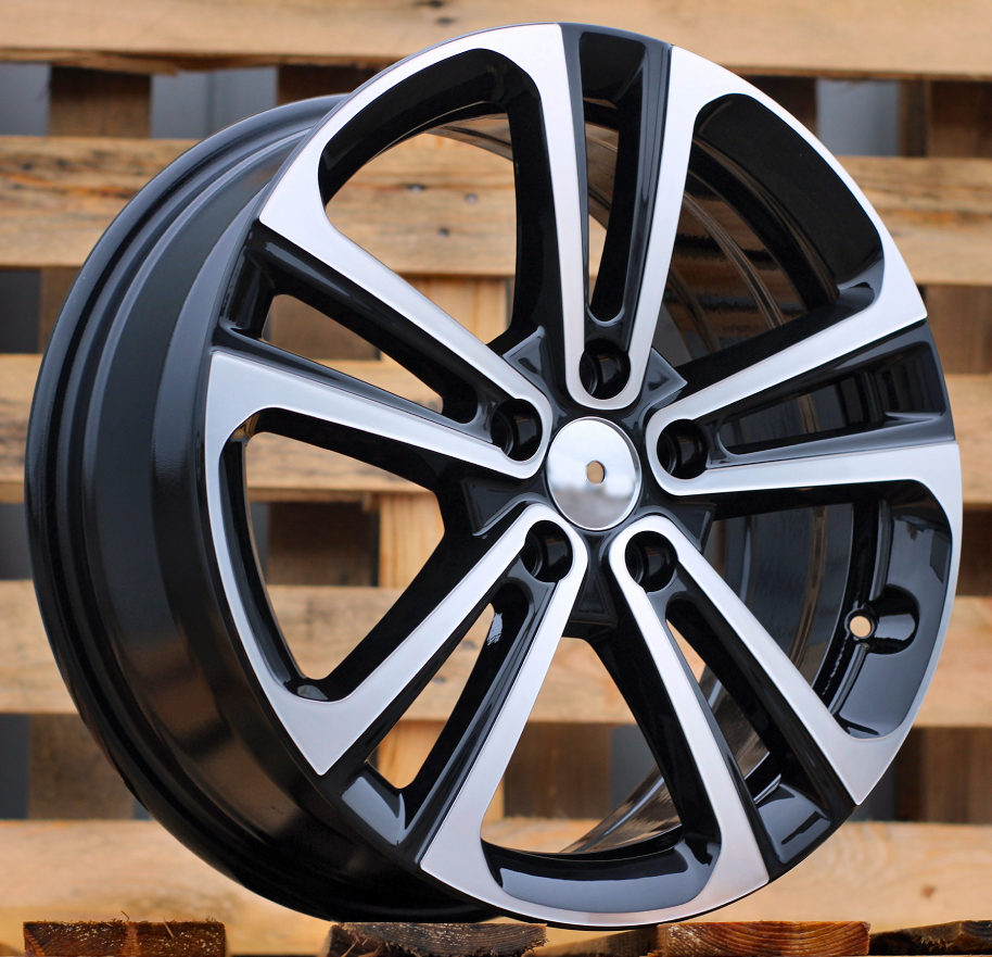 CITROËN 7x17 5x108 ET50 65,1 B5959 Noir poli