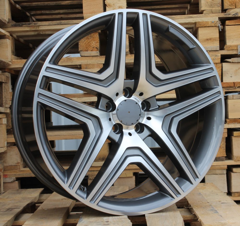 MERCEDES 7,5x16 5x112 ET38 66,6 BK206 Gris poli