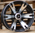 8x16 5x114,3 ETM10 83,1 BK311 Noir poli
