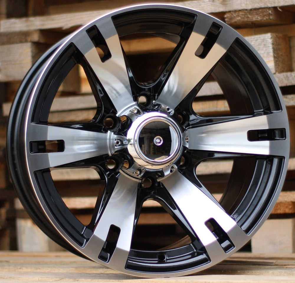8x16 5x114,3 ETM10 83,1 BK311 Noir poli