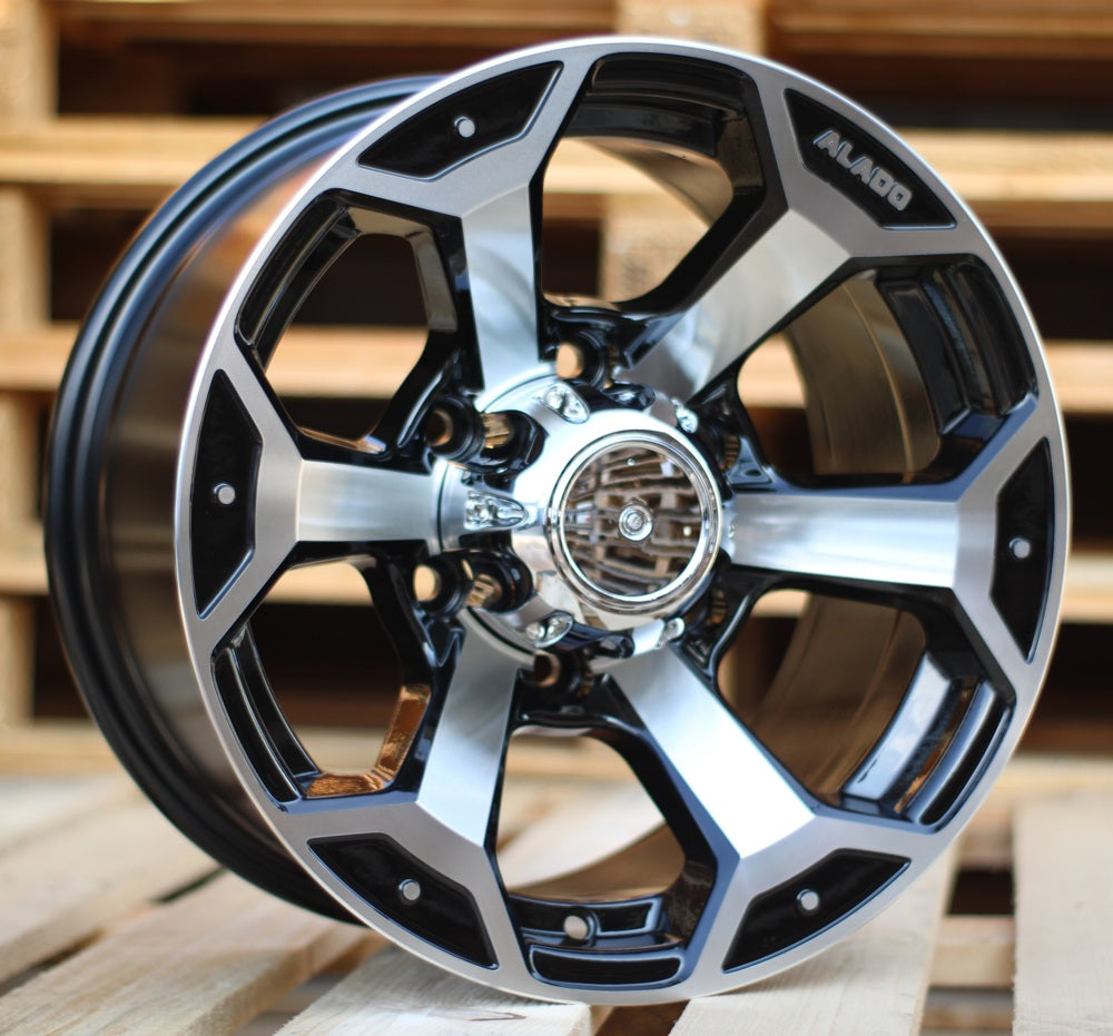 10x15 6x139,7 ETM44 110,1 BK321 Noir poli
