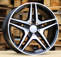 Jante MERCEDES 8x17 5x112 ET40 66,6 BK443 Noir poli