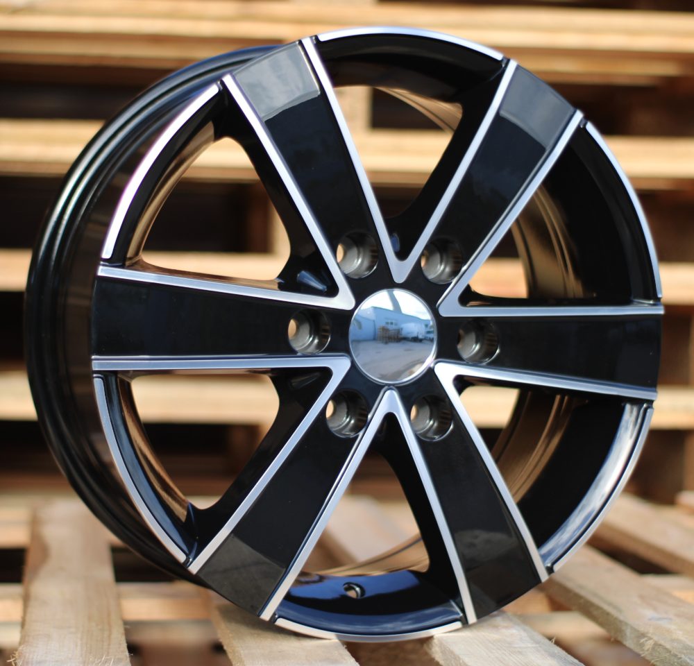 MERCEDES 8x18 6x130 ET50 84,1 BK474 Noir poli