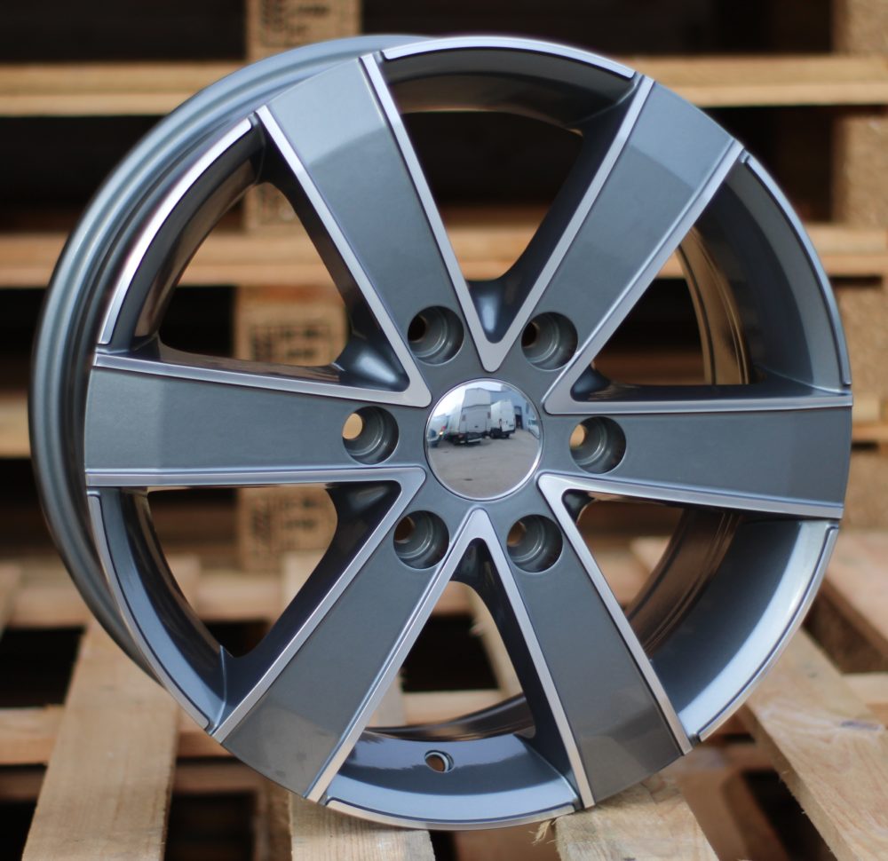 FORD 7x16 6x120 ET50 74,1 BK474 Gris poli