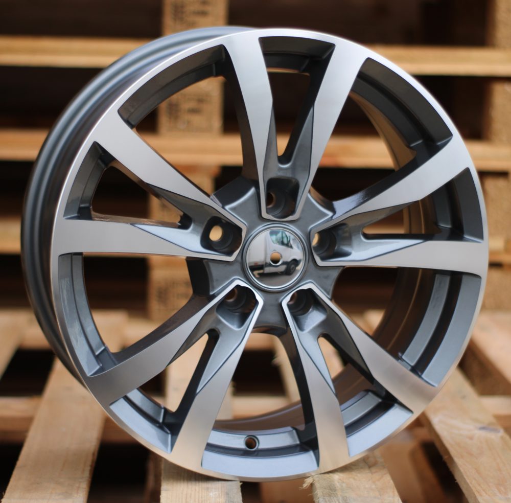 6,5x16 5x108 ET42 67,1 BK533 Gris poli