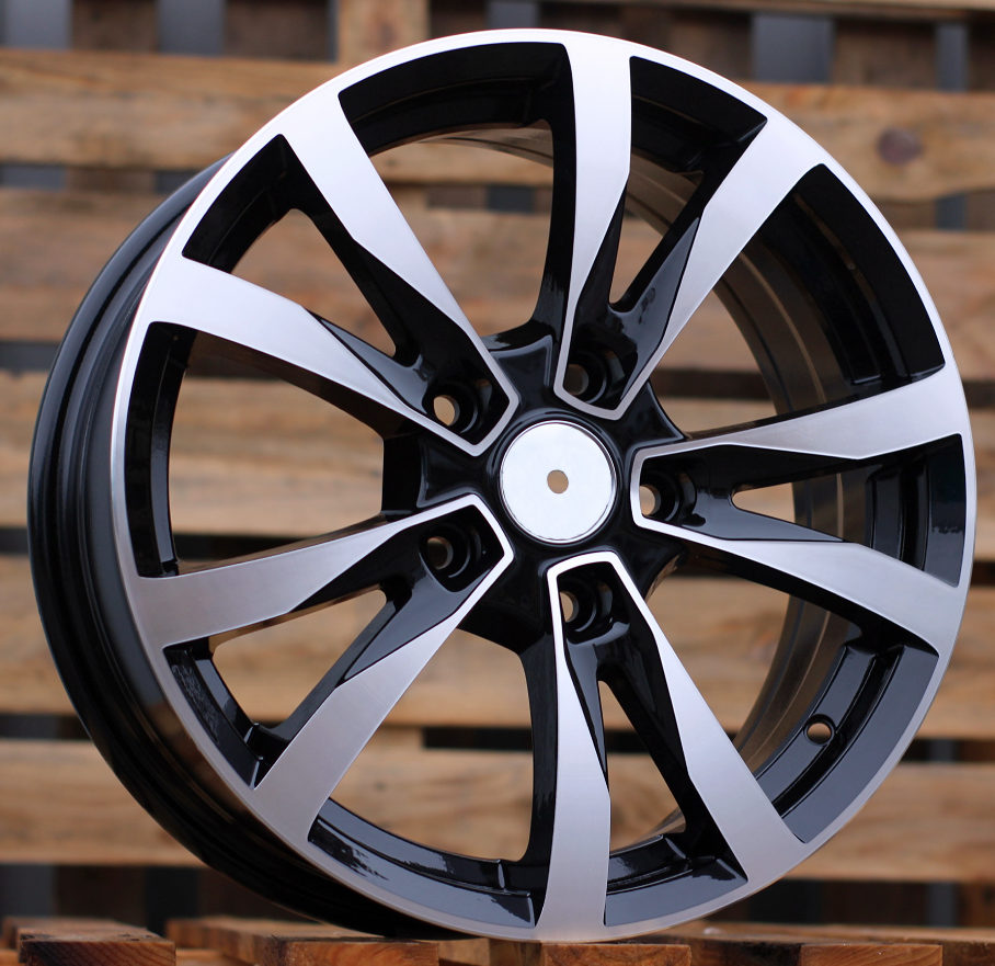 OPEL 6,5x16 5x105 ET39 56,6 BK533 Noir poli