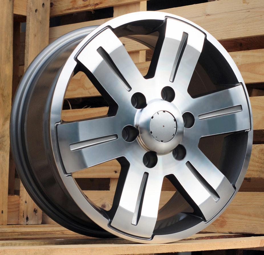 MERCEDES 7x16 6x130 ET55 84,1 BK562 Gris poli