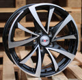 6x14 4x100 ET40 60,1 BK575 Noir poli