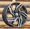 CITROËN 7x16 4x108 ET25 65,1 BK607 Noir poli