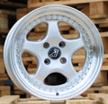 BMW 7x14 4x100 ET20 67,1 BK660 Argent bord poli