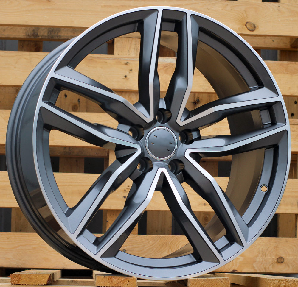 AUDI 8x18 5x112 ET39 66,6 BK690 Gris poli
