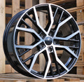 VW 7x16 5x112 ET45 57,1 BK713 Noir poli