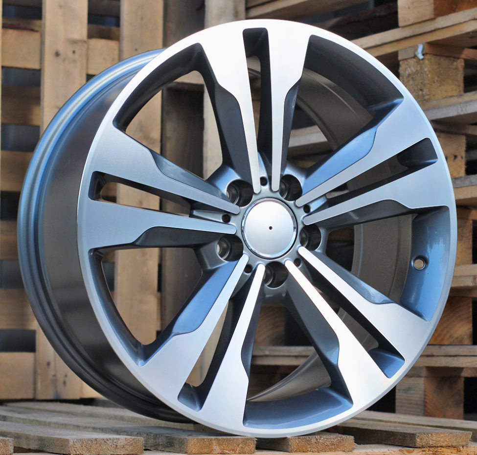 MERCEDES 7,5x17 5x112 ET44 66,6 BK754 Gris poli