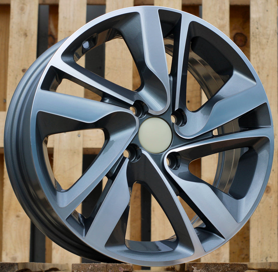 HYUNDAI 6x15 4x100 ET46 54,1 BK813 Gris poli