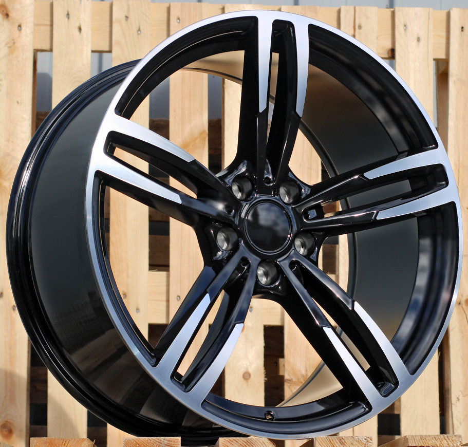 BMW 9,5x19 5x120 ET40 72,6 BK855 Noir poli