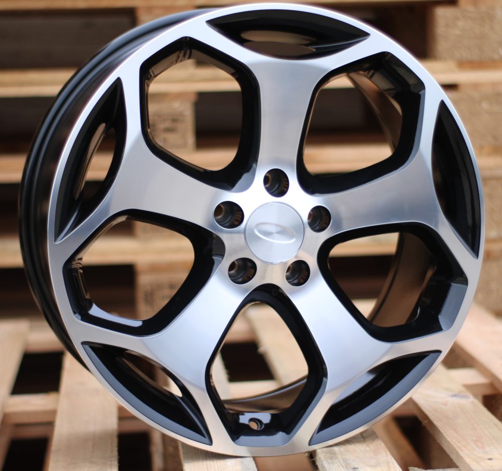 FORD 6,5x16 5x108 ET50 63,4 BK871 Noir poli