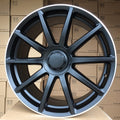 MERCEDES 8,5x20 5x112 ET38 66,6 BK913 Noir semi-mat bord poli