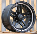 10x15 5x139,7 ETM44 110,1 BK936 Noir semi-mat bord poli