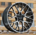 PORSCHE 10x20 5x112 ET19 66,6 BK998 Noir poli